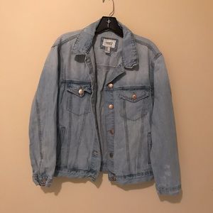 H&M Distressed Denim Jacket